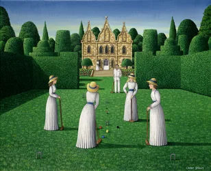 El partido de croquet, 1978